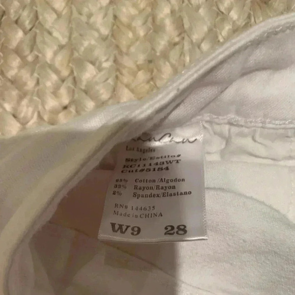 white jean shorts - Picture 3 of 3